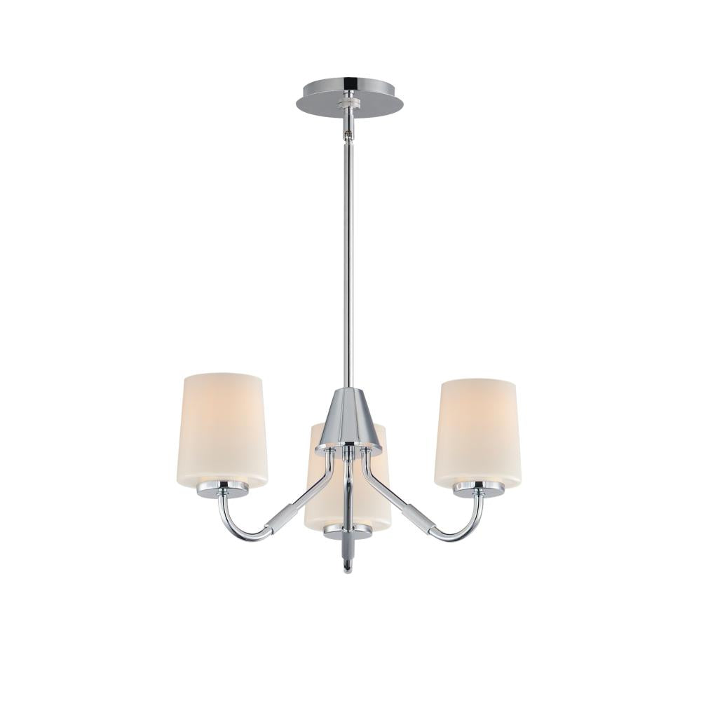 Maxim Lighting 12695WTPC Durham 18.5 Inch Mini Chandelier – Polished Chrome