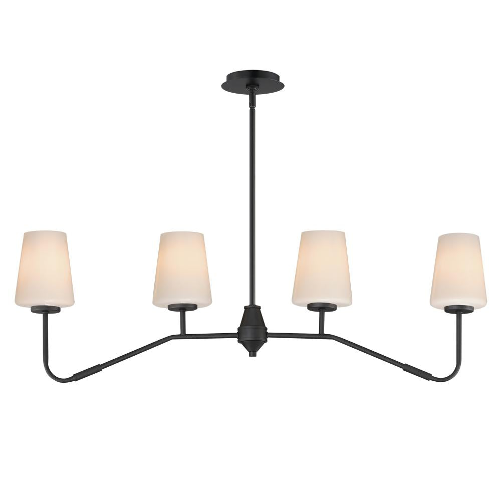 Maxim Lighting 12697WTBK Durham 38.5 Inch Linear Pendant – Black