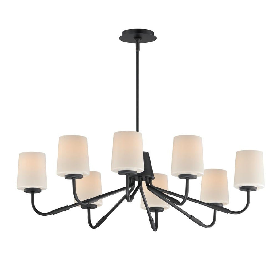 Maxim Lighting 12698WTBK Durham 34.25 Inch Chandelier – Black