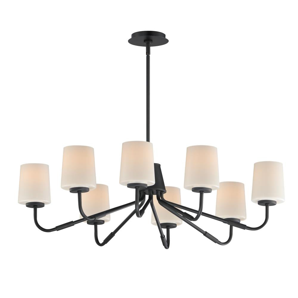 Maxim Lighting 12698WTBK Durham 34.25 Inch Chandelier – Black