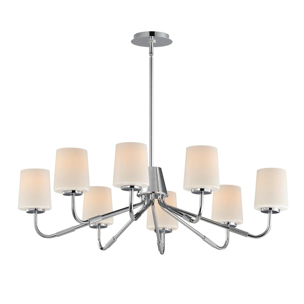 Maxim Lighting 12698WTPC Durham 34.25 Inch Chandelier – Polished Chrome