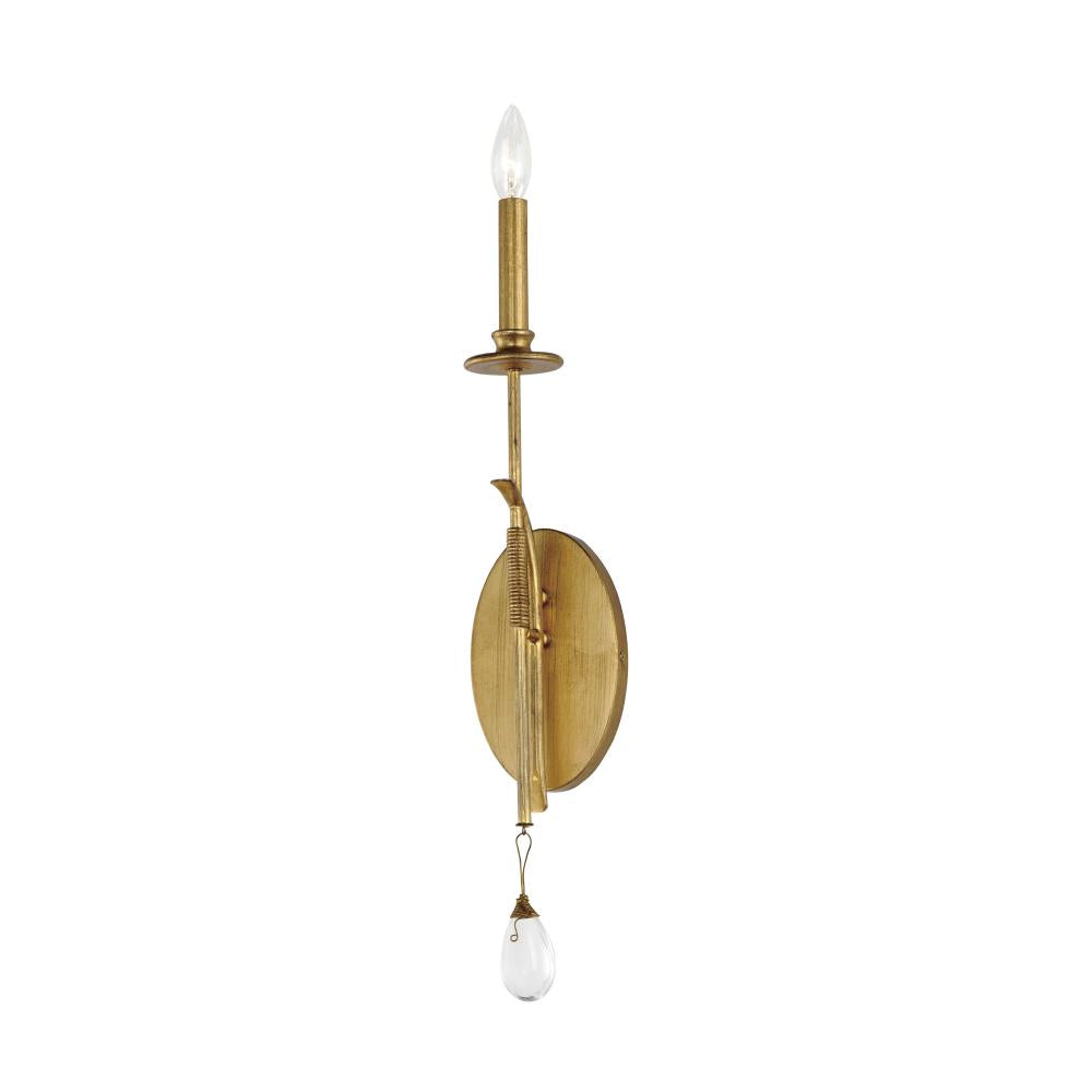 Maxim Lighting 12741CHGL Eden 4.75 Wall Sconce - Charcoal Gold Leaf