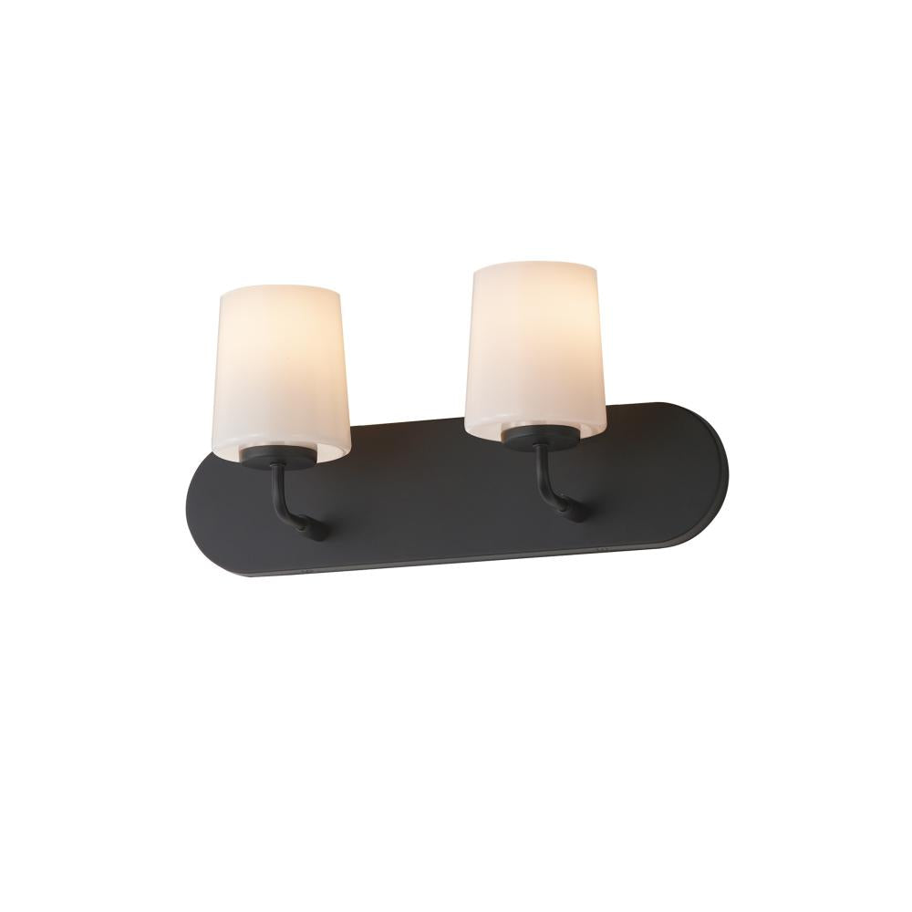 Maxim Lighting 12892WTBK Durham 18 Inch Bathroom Vanity - Black