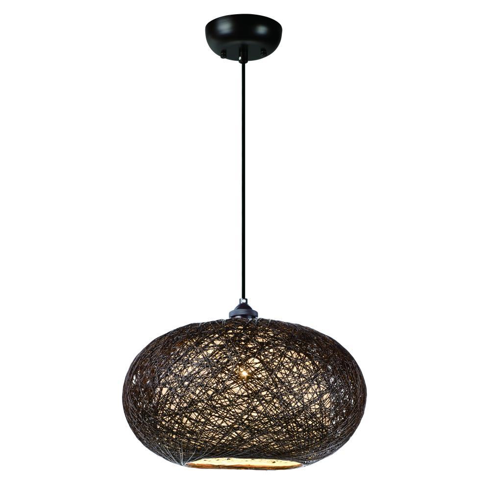Maxim Lighting 14402CHWT Bali-Outdoor Pendant - Chocolate