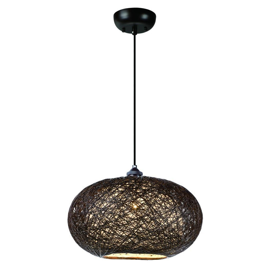 Maxim Lighting 14402CHWT Bali-Outdoor Pendant - Chocolate