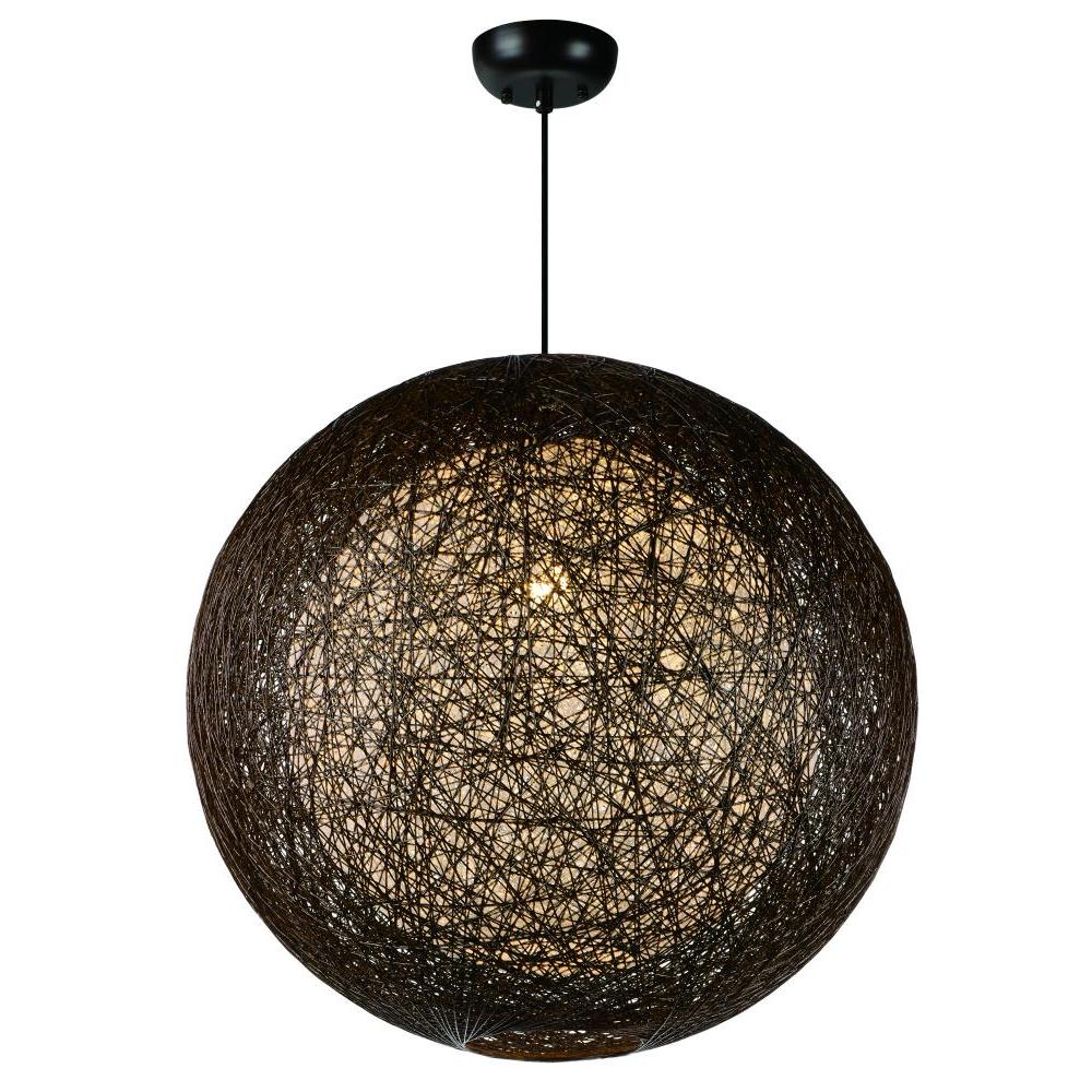 Maxim Lighting 14407CHWT Bali-Outdoor Pendant - Chocolate