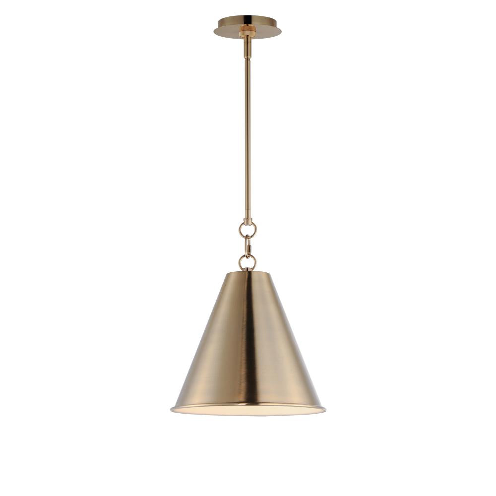 Maxim Lighting 15162HR Veritas 12 Inch Semi Flush Mount Light – Heritage