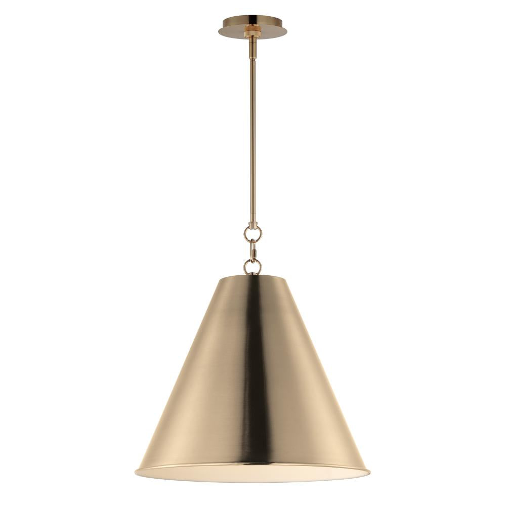 Maxim Lighting 15164HR Veritas 18 Inch Semi Flush Mount Light – Heritage
