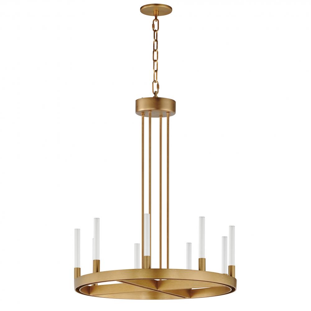 Maxim Lighting 16162CRGLD Ovation 23.5 Inch Semi Flush Mount Light – Gold
