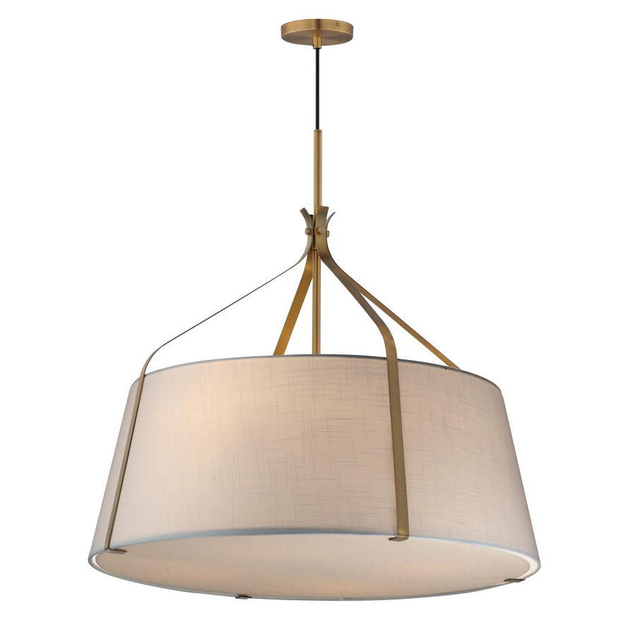 Maxim Lighting 16183WLNAB Bandera 31 Inch 4 Light Pendant – Natural Aged Brass