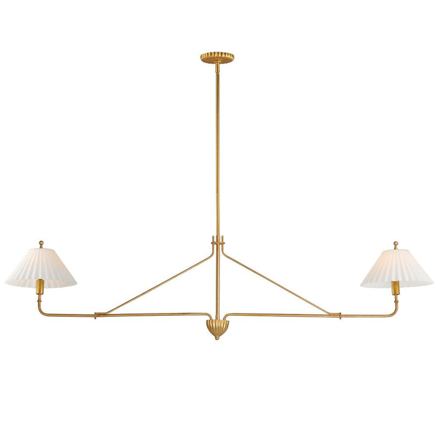 Maxim Lighting 18312SWGL Kismet 60.25 Inch Linear Pendant – Gold Leaf
