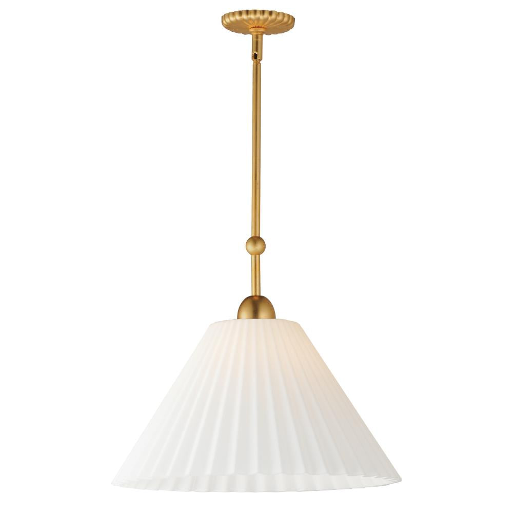 Maxim Lighting 18319SWGL Kismet 20 Inch Semi Flush Mount Light – Gold Leaf