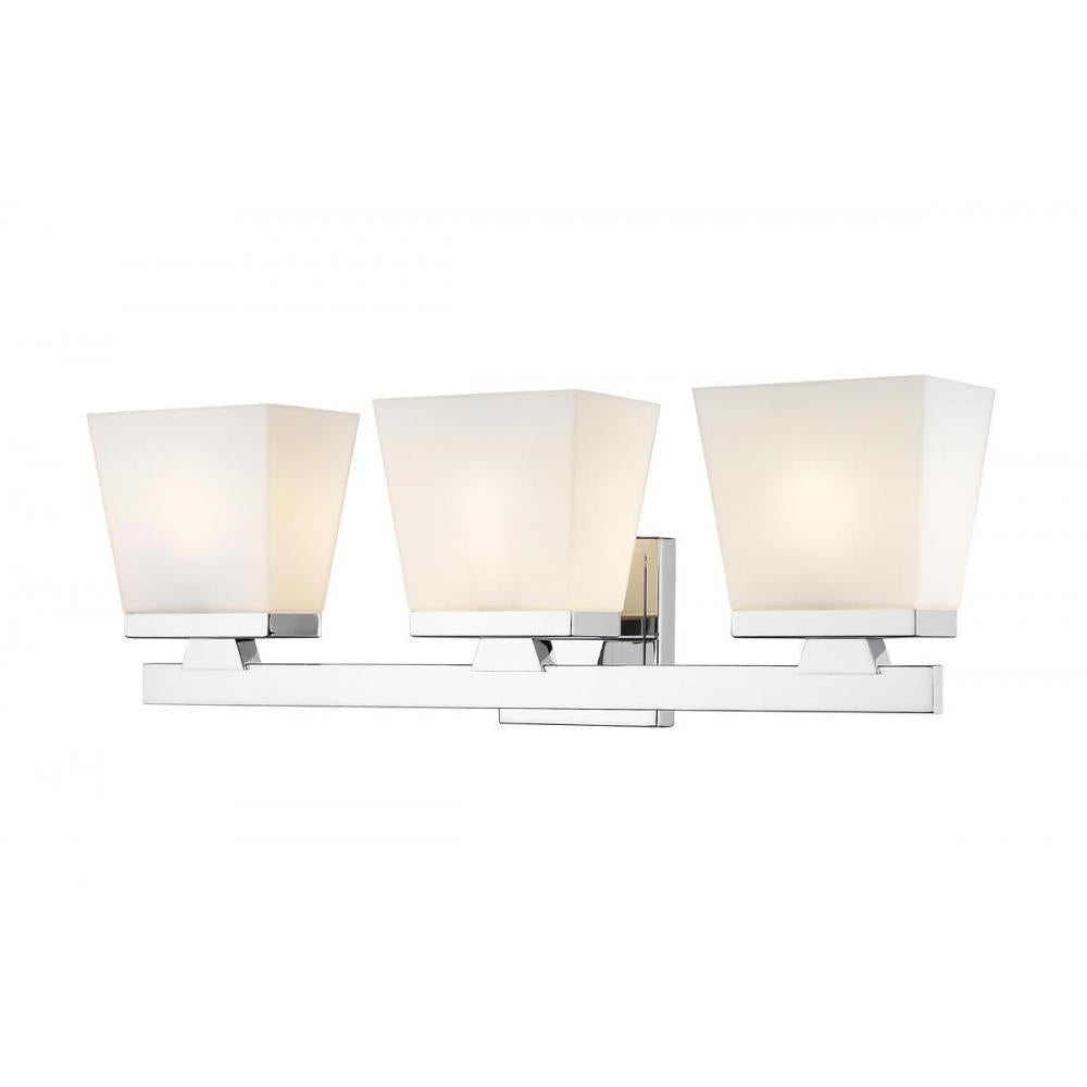 3 Light Vanity-Etched Opal