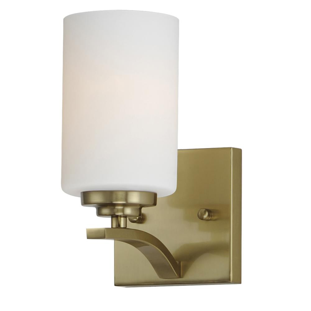 Maxim Lighting 20030SWSBR Deven 4.75 Wall Sconce - Satin Brass