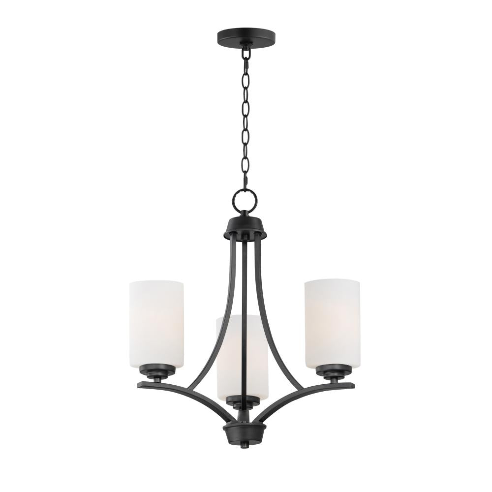 Maxim Lighting 20033SWBK Deven 18 Inch Mini Chandelier – Black