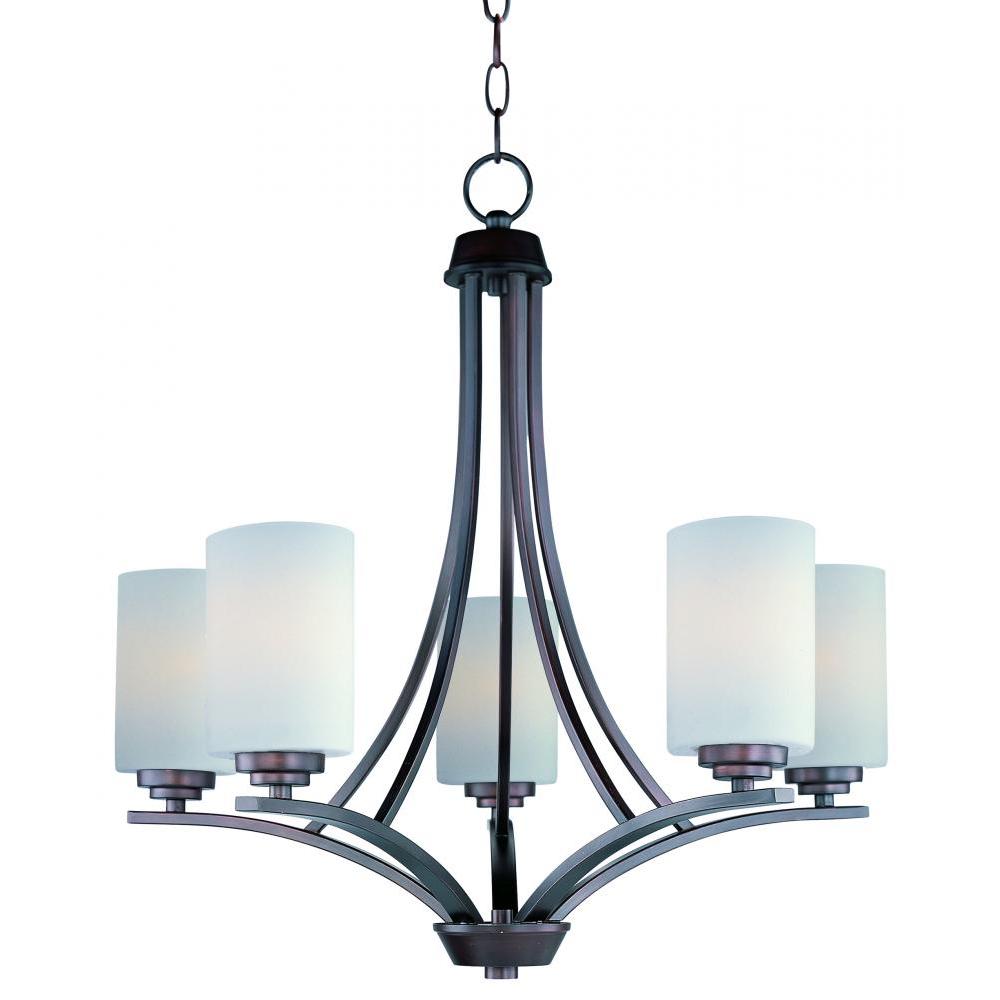 Maxim Lighting 20035SWOI Deven 24 Inch Semi Flush Mount Light – Oil Rubbed Bronze