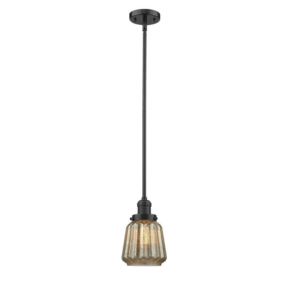 Chatham - 1 Light - 7 inch - Oil Rubbed Bronze - Stem Hung - Mini Pendant