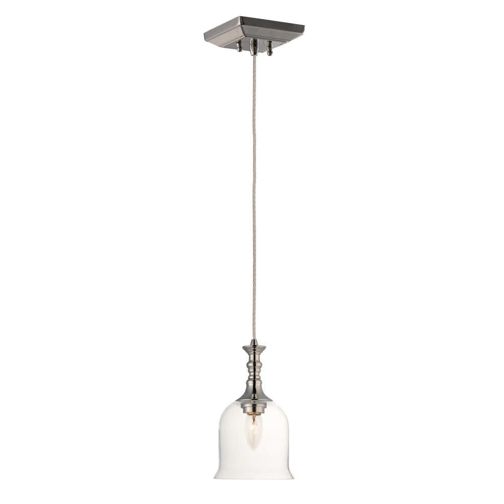 Maxim Lighting 20471CLPN Centennial 6.25 Inch Semi Flush Mount Light – Polished Nickel