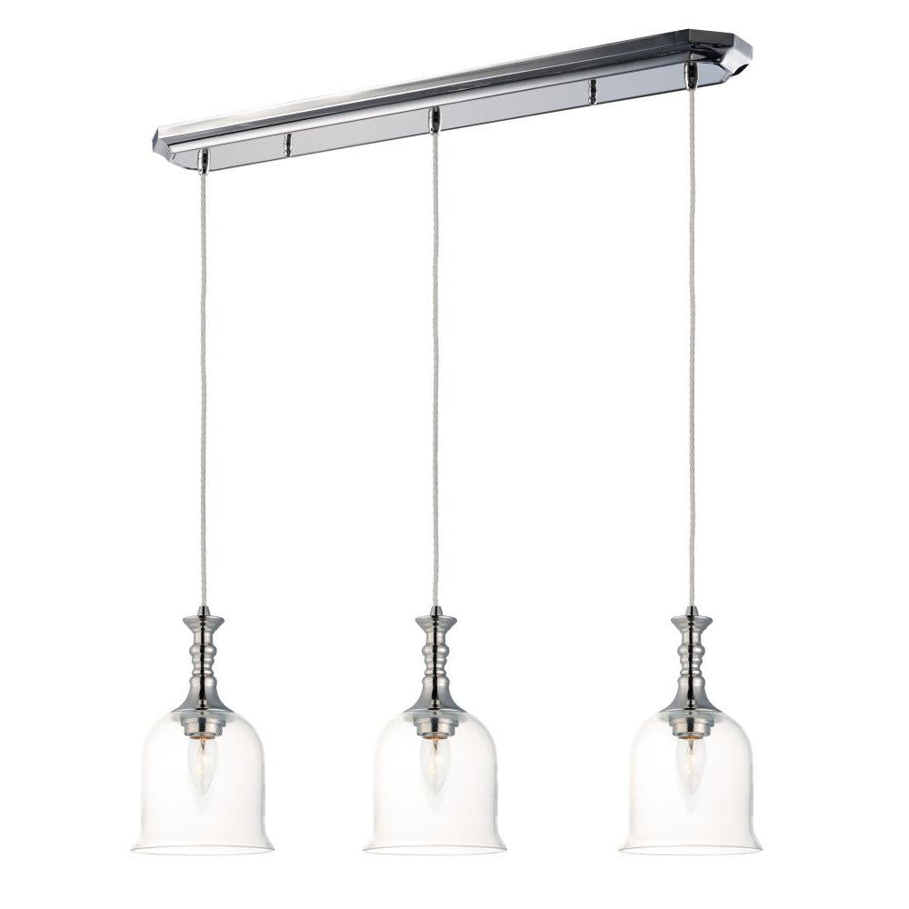 Maxim Lighting 20473CLPN Centennial 31.5 Inch 3 Light Pendant – Polished Nickel