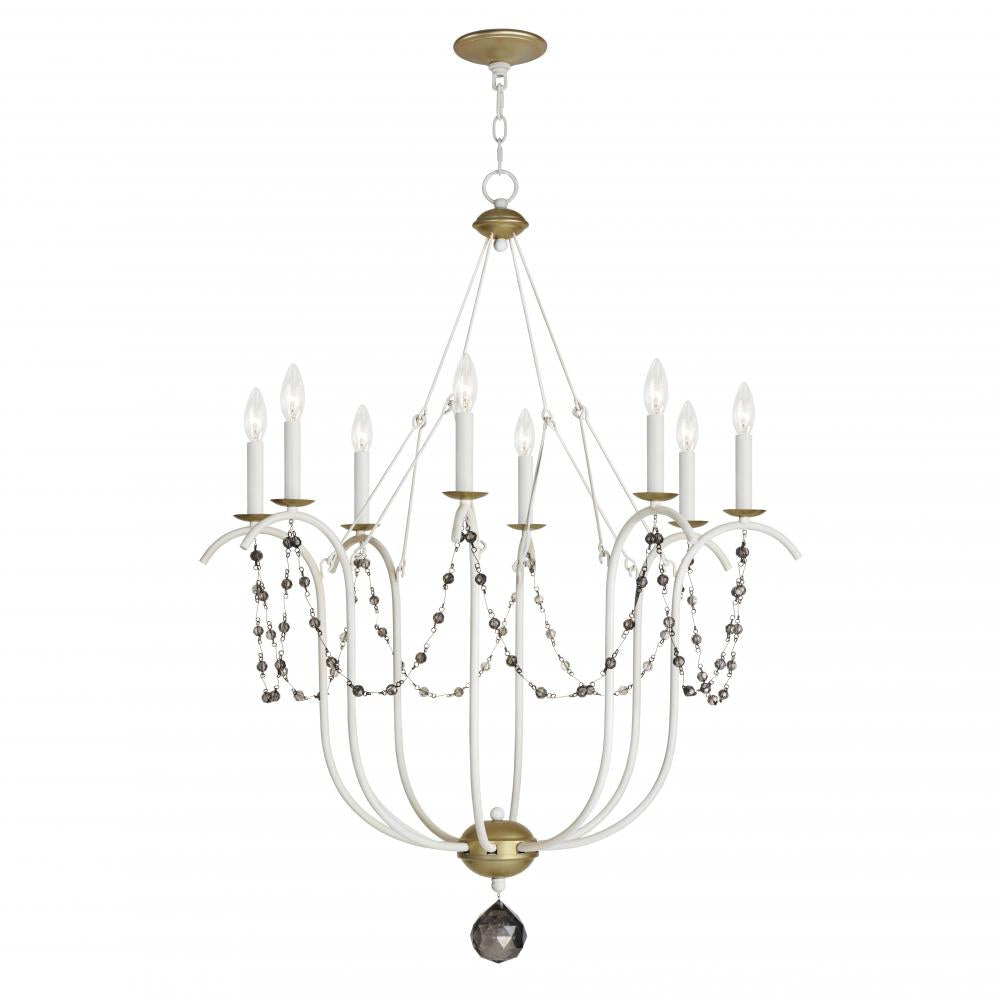 Maxim Lighting 20488ECVG Formosa 32 Inch Chandelier – Ecru/Venetian Gold