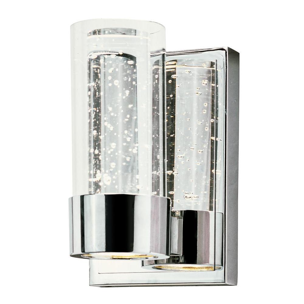 Maxim Lighting 20901CLPC Sync 5 Inch Bathroom Wall Sconce - Polished Chrome