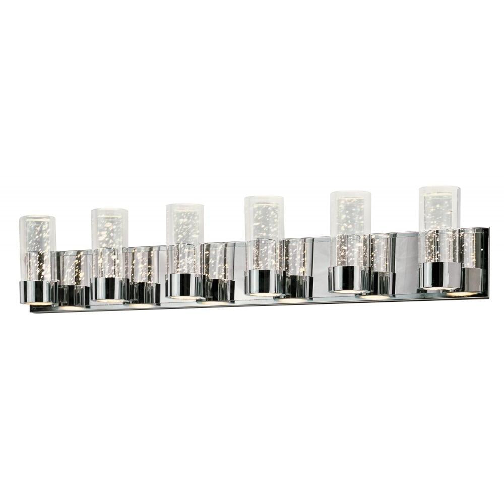 Maxim Lighting 20906CLPC Sync 40.5 Inch 6 Light Bathroom Vanity - Polished Chrome