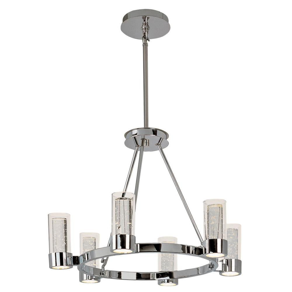 Maxim Lighting 20907CLPC Sync 27.25 Inch Semi Flush Mount Light – Polished Chrome
