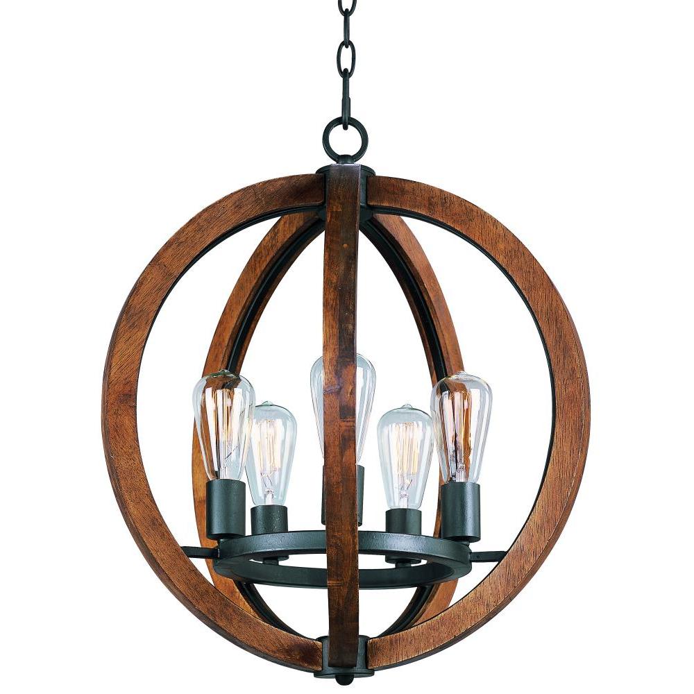 Maxim Lighting 20917APAR Bodega Bay 18 Inch Semi Flush Mount Light – Anthracite