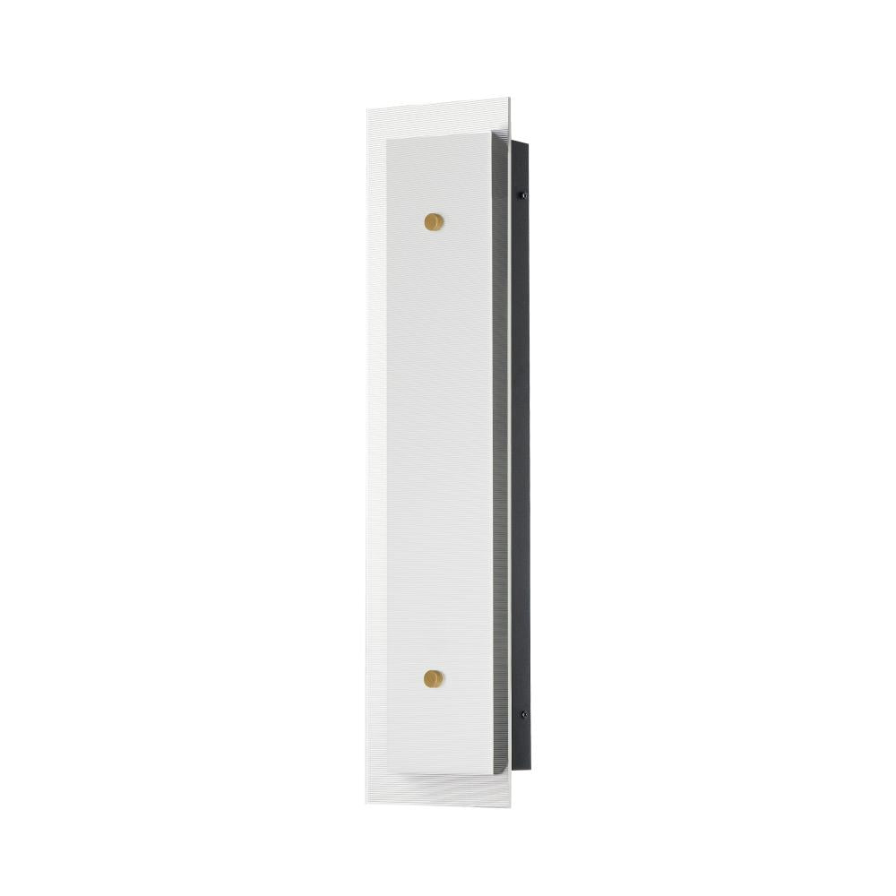 Maxim Lighting 21192CRBKNAB Spectre 6 Wall Sconce - Black / Natural Aged Brass