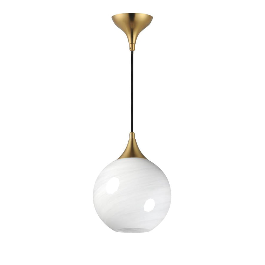 Maxim Lighting 21226MRNAB Neve 9 Inch Semi Flush Mount Light – Natural Aged Brass