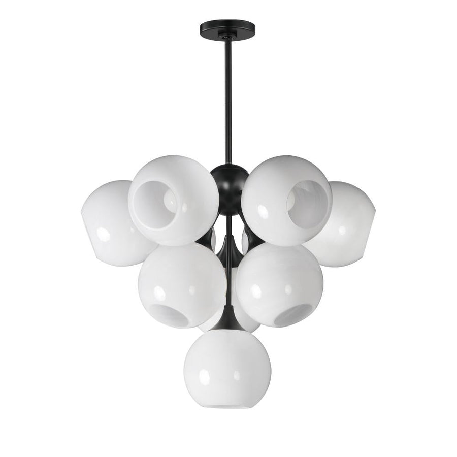 Maxim Lighting 21228MRBK Neve 27.5 Inch 10 Light Pendant – Black