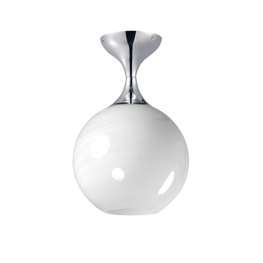 Maxim Lighting 21229MRPC Neve 9 Inch Semi Flush Mount Light – Polished Chrome