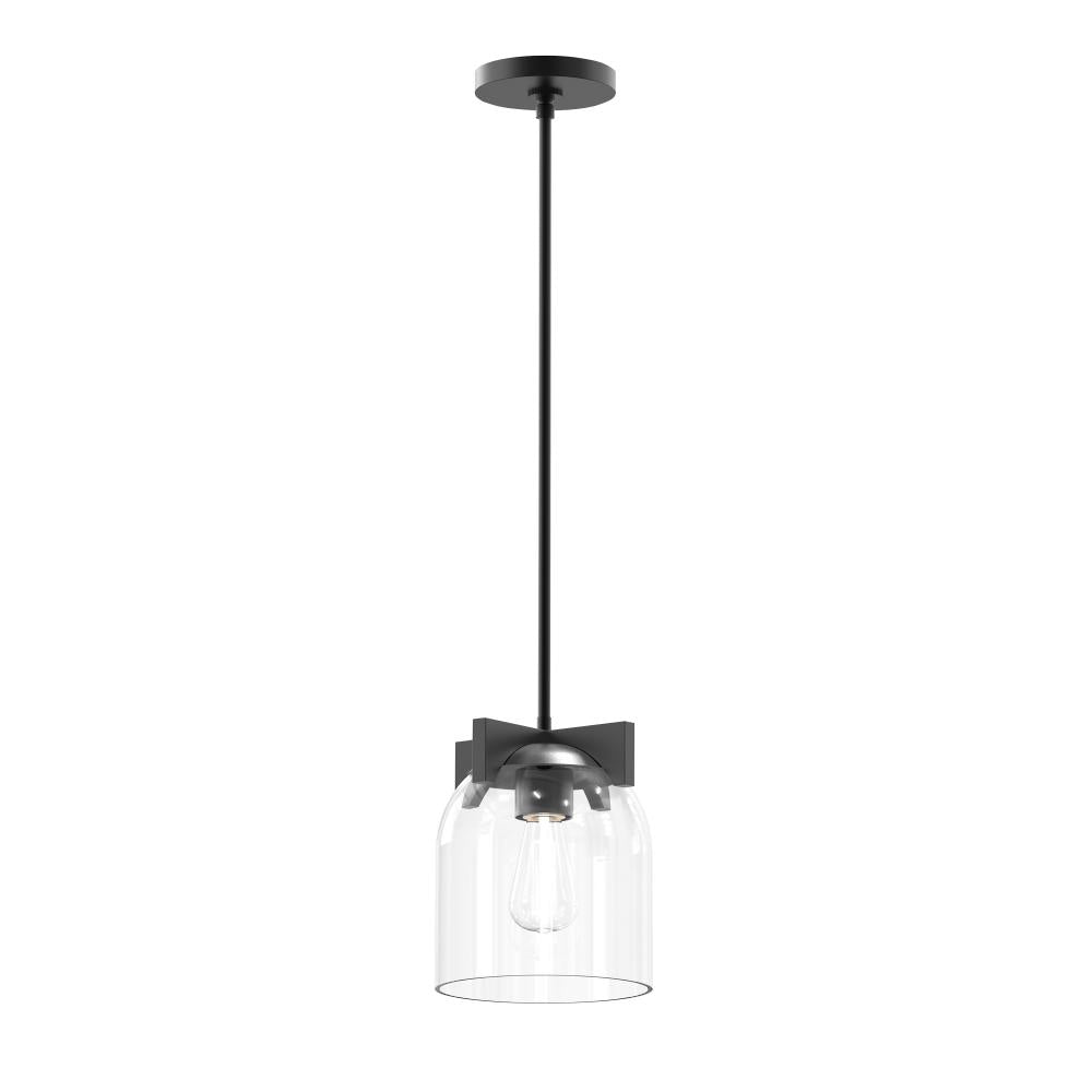 Maxim Lighting 21230CLBK Scoop 8 Inch Semi Flush Mount Light – Black