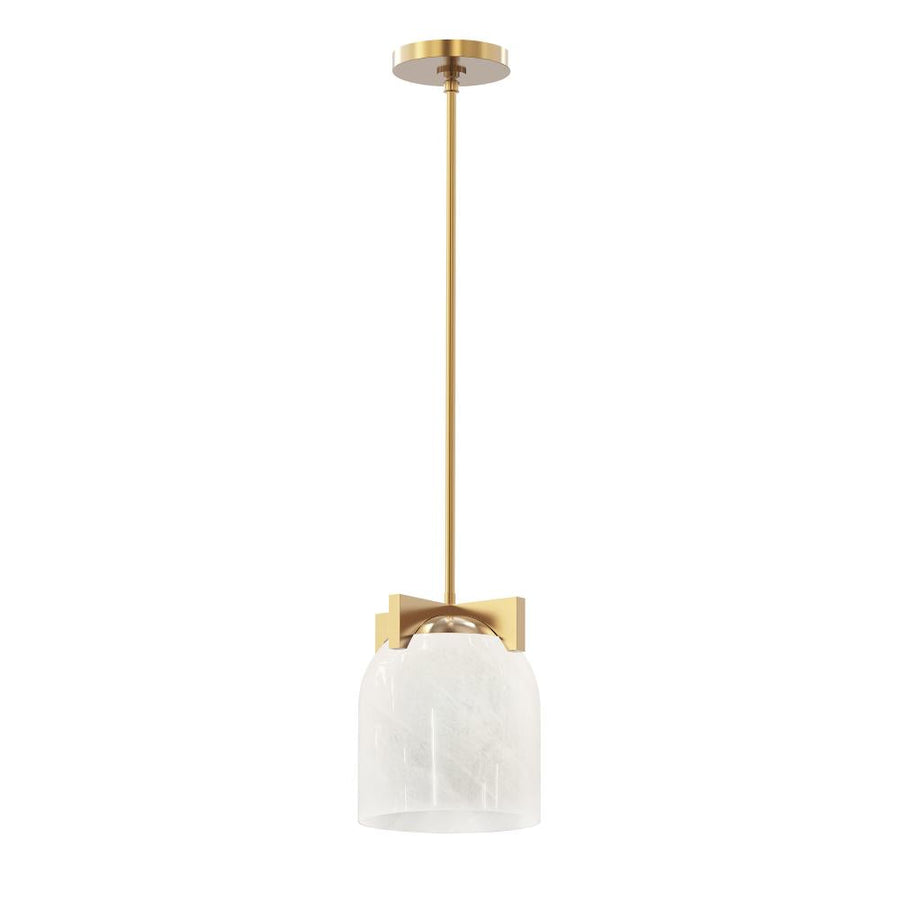 Maxim Lighting 21230MRNAB Scoop 8 Inch Semi Flush Mount Light – Natural Aged Brass