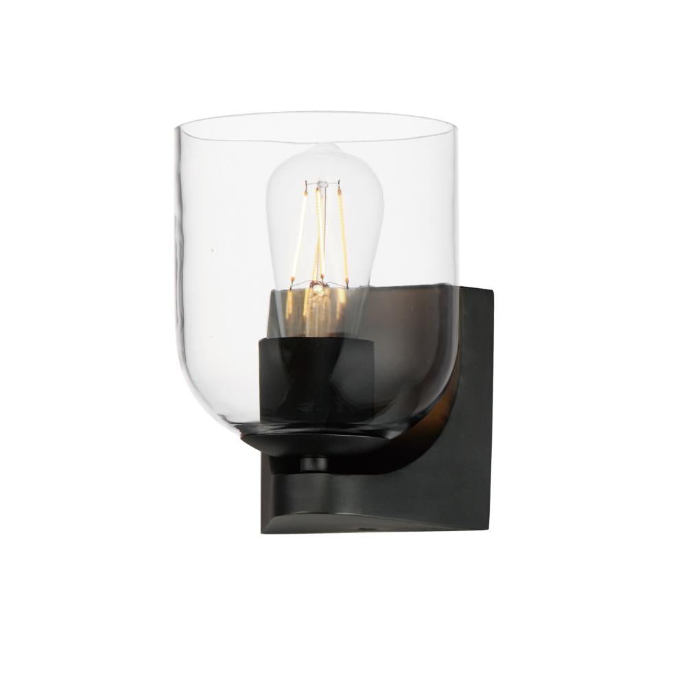 Maxim Lighting 21231CLBK Scoop 5.5 Inch Bathroom Vanity - Black