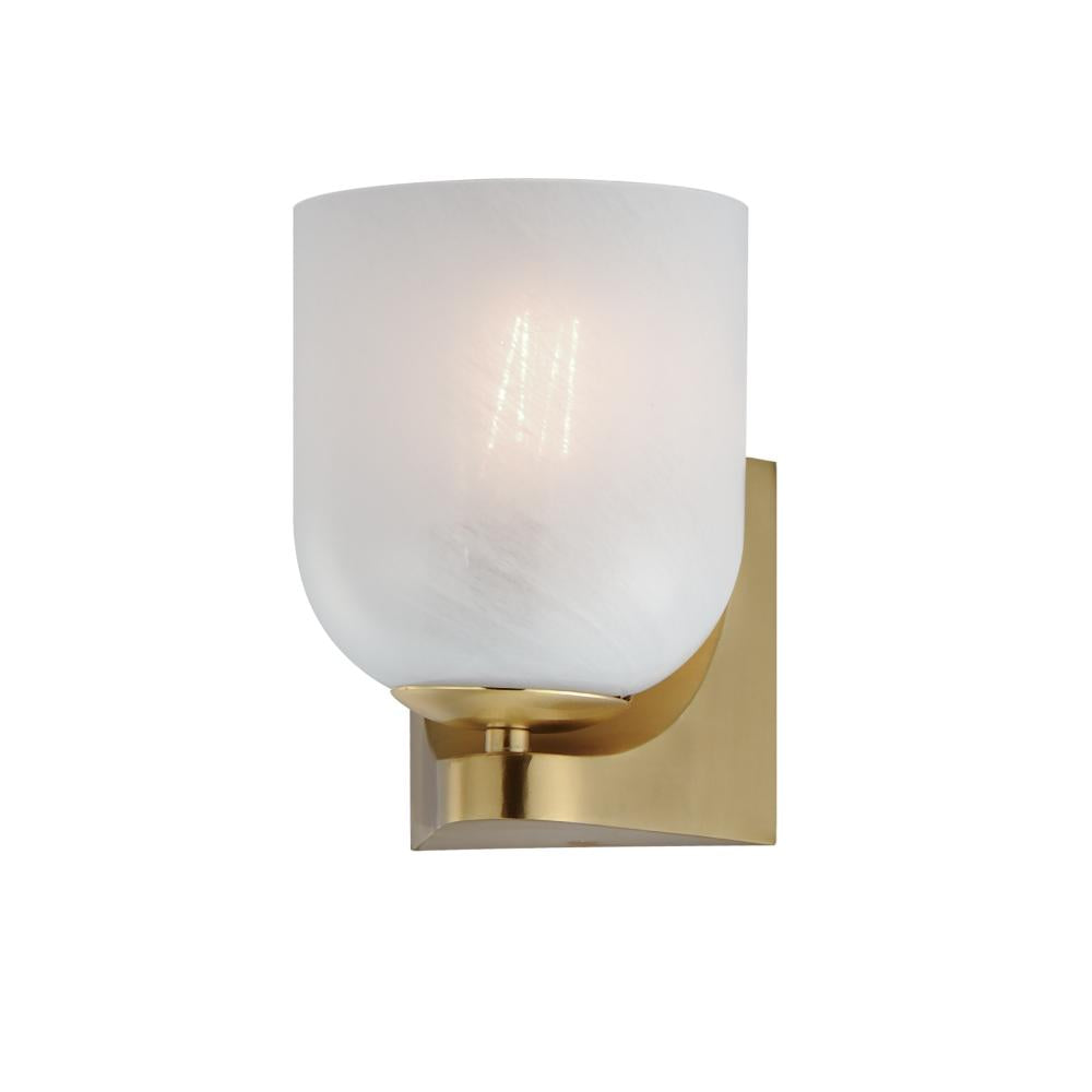 Maxim Lighting 21231MRNAB Scoop 5.5 Inch Bathroom Vanity - Natural Aged Brass