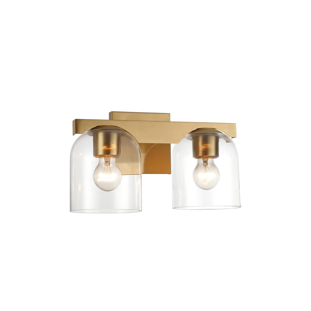 Maxim Lighting 21232CLNAB Scoop 13.5 Inch Bathroom Vanity - Natural Aged Brass