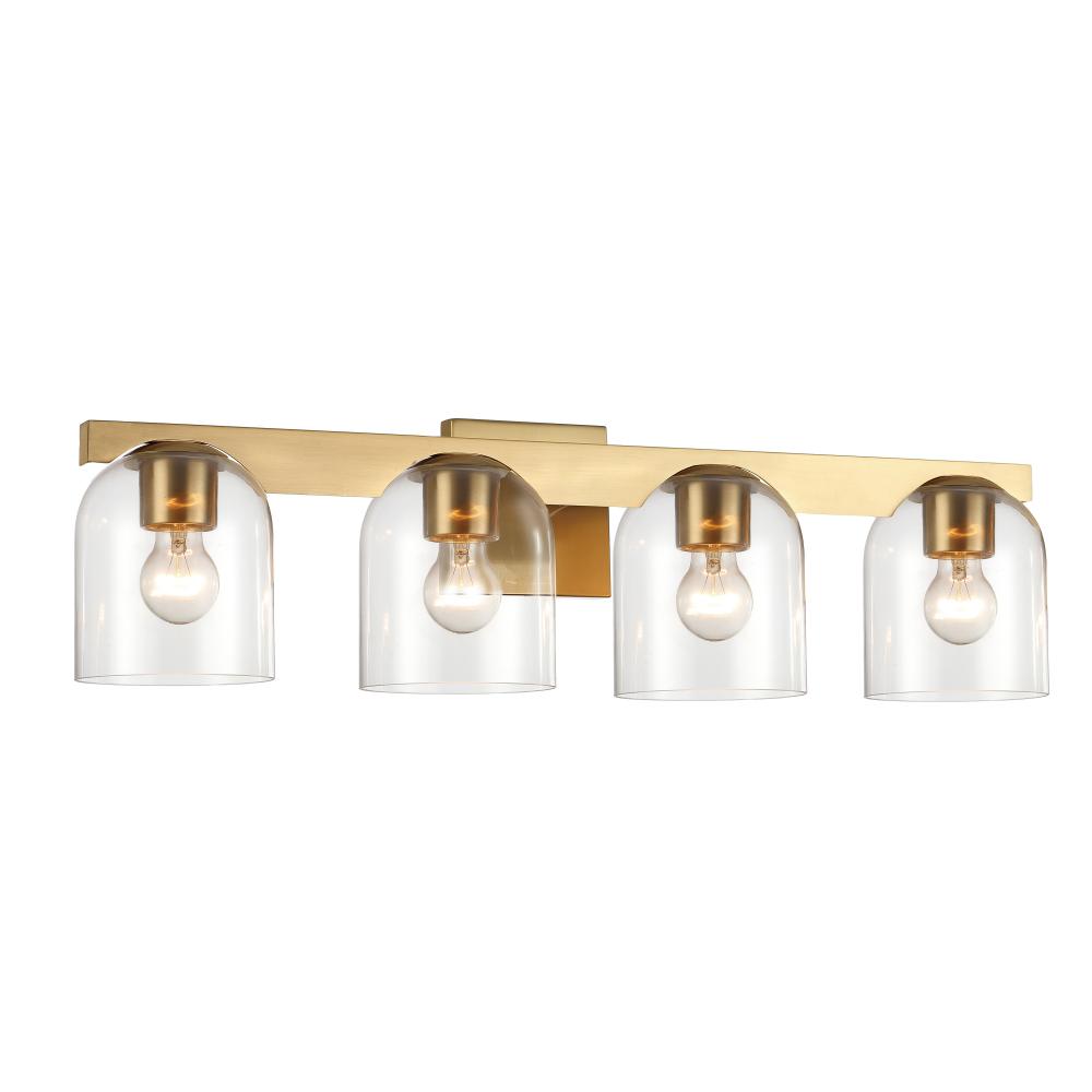 Maxim Lighting 21234CLNAB Scoop 29.5 Inch Bathroom Vanity - Natural Aged Brass