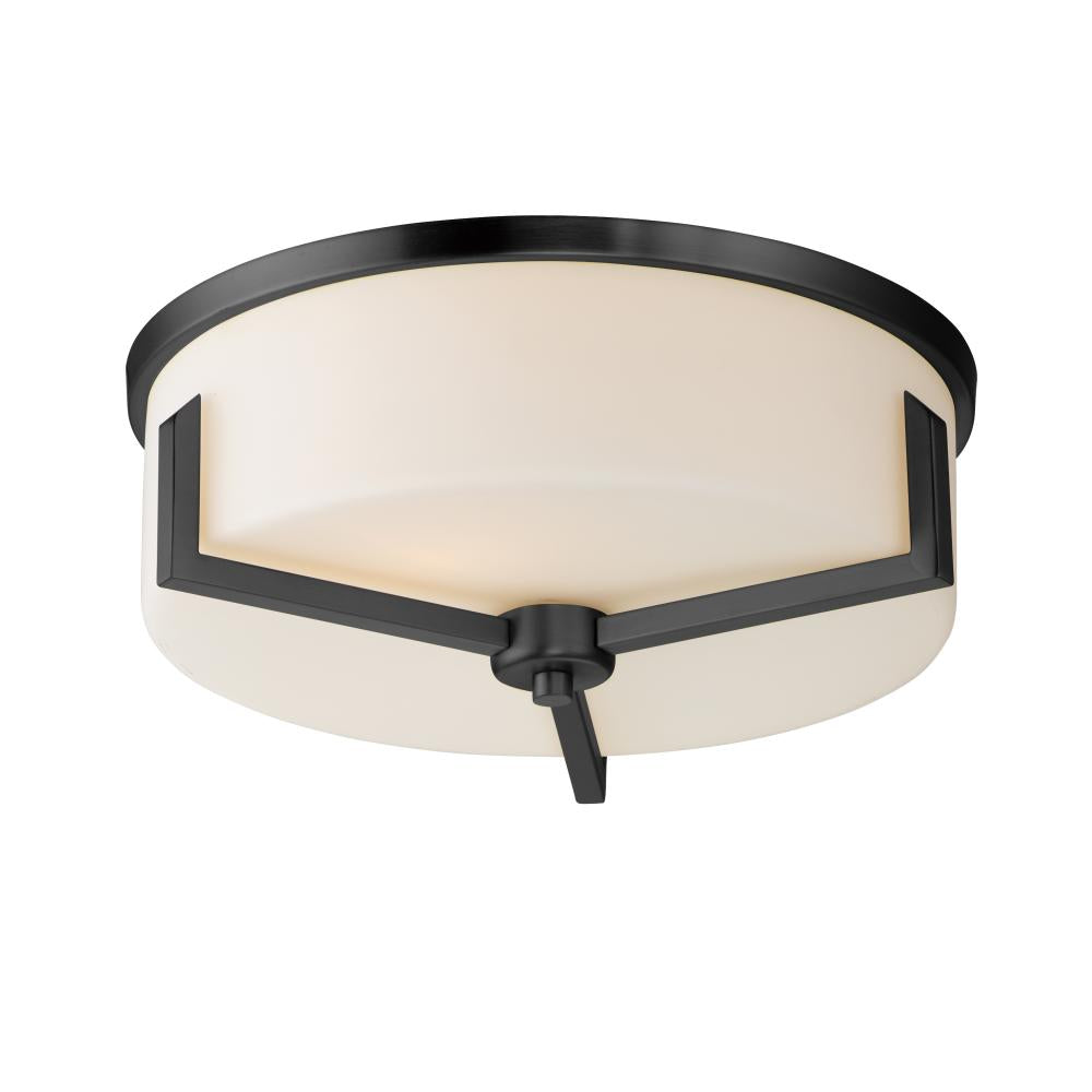 Maxim Lighting 21280SWBK Dart 14 Inch Flush Mount Light – Black