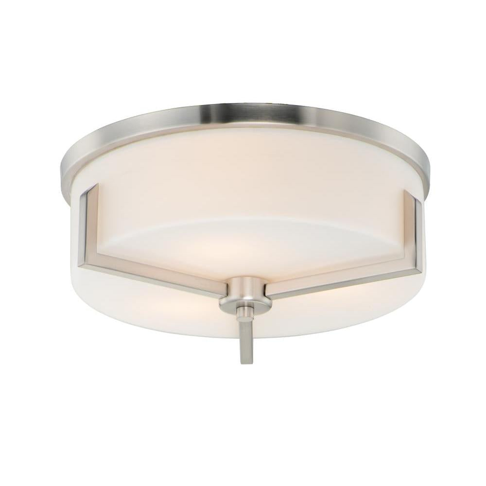 Maxim Lighting 21280SWSN Dart 14 Inch Flush Mount Light – Satin Nickel