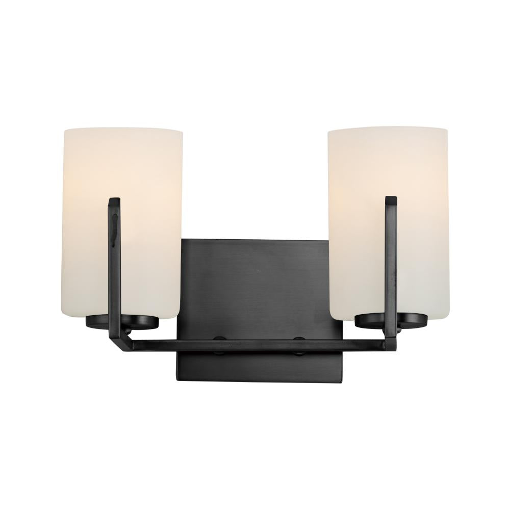 12 Inch Bathroom Vanity Light – Black