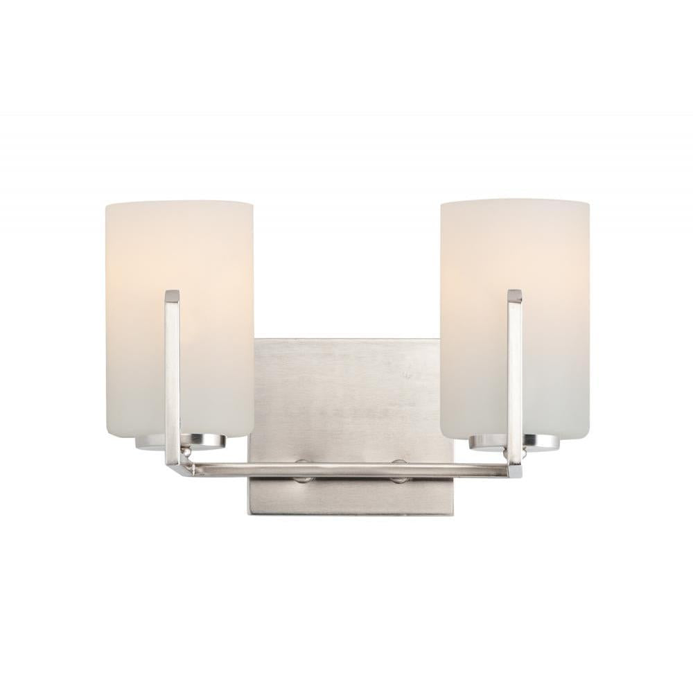 12 Inch Bathroom Vanity Light – Satin Nickel