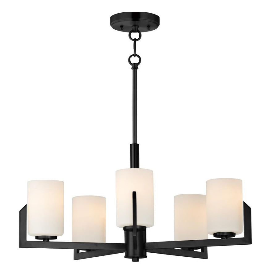 Maxim Lighting 21286SWBK Dart 26 Inch Chandelier – Black