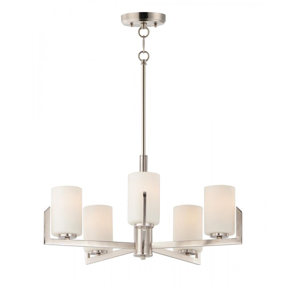 Maxim Lighting 21286SWSN Dart 26 Inch Semi Flush Mount Light – Satin Nickel