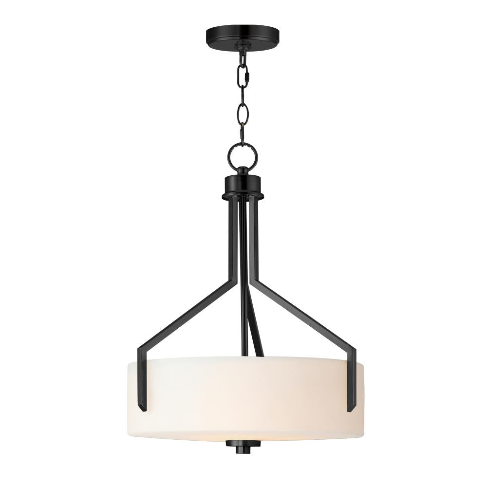 Maxim Lighting 21287SWBK Dart Drum 16.75 Inch Pendant – Black