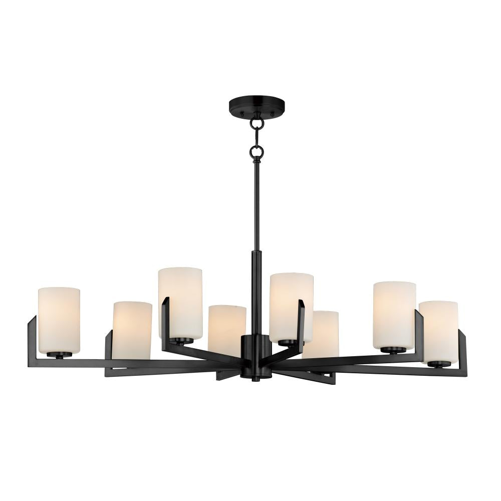 Maxim Lighting 21288SWBK Dart 28 Inch Semi Flush Mount Light – Black