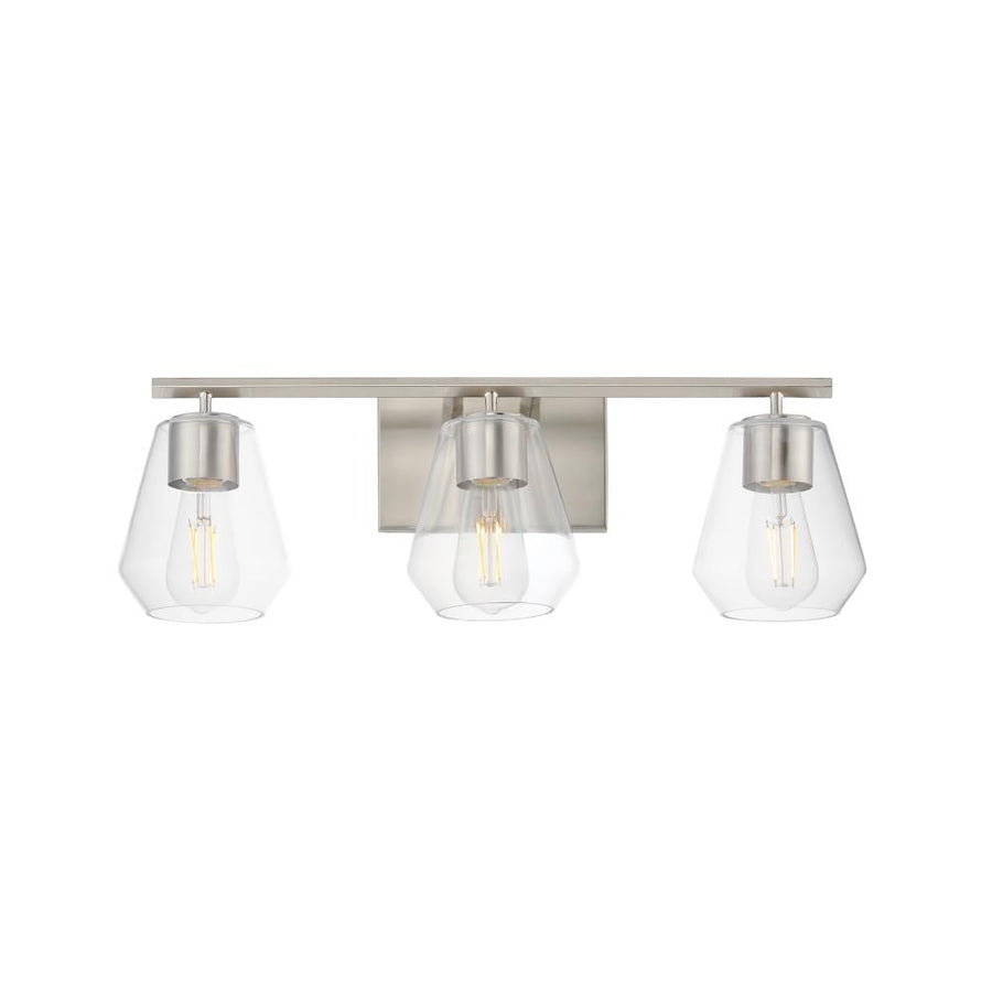 Maxim Lighting 21333CLSN Geode 22.5 Inch Bathroom Vanity - Satin Nickel