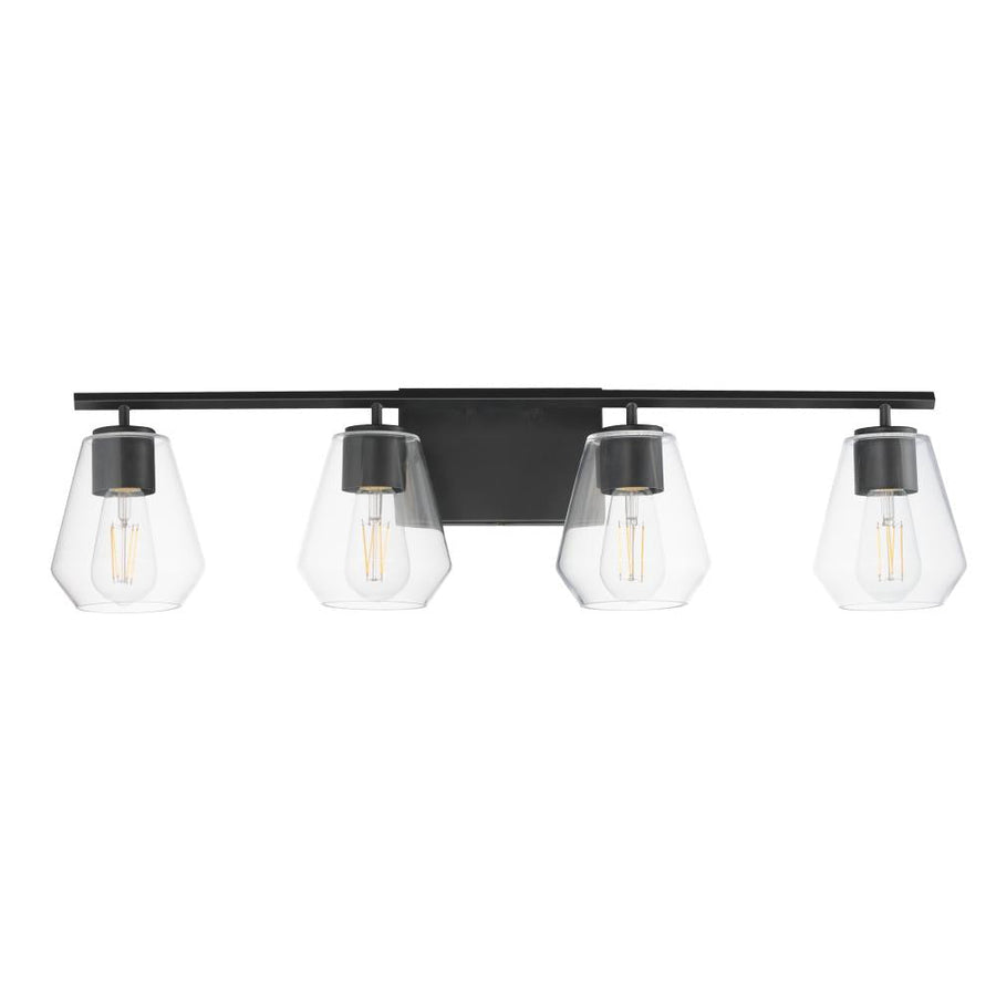 Maxim Lighting 21334CLBK Geode 31.25 Inch Bathroom Vanity - Black