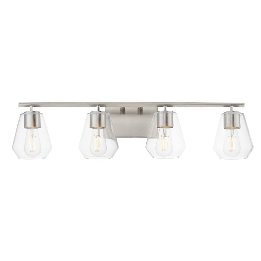 Maxim Lighting 21334CLSN Geode 31.25 Inch Bathroom Vanity - Satin Nickel