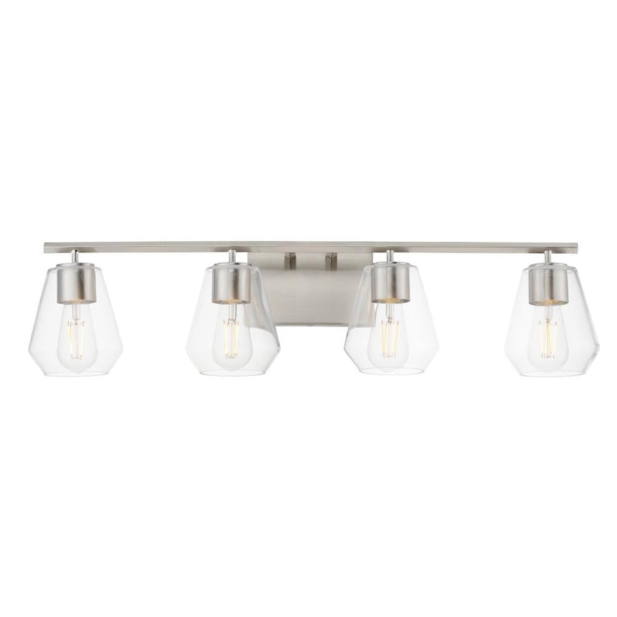 Maxim Lighting 21334CLSN Geode 31.25 Inch Bathroom Vanity - Satin Nickel